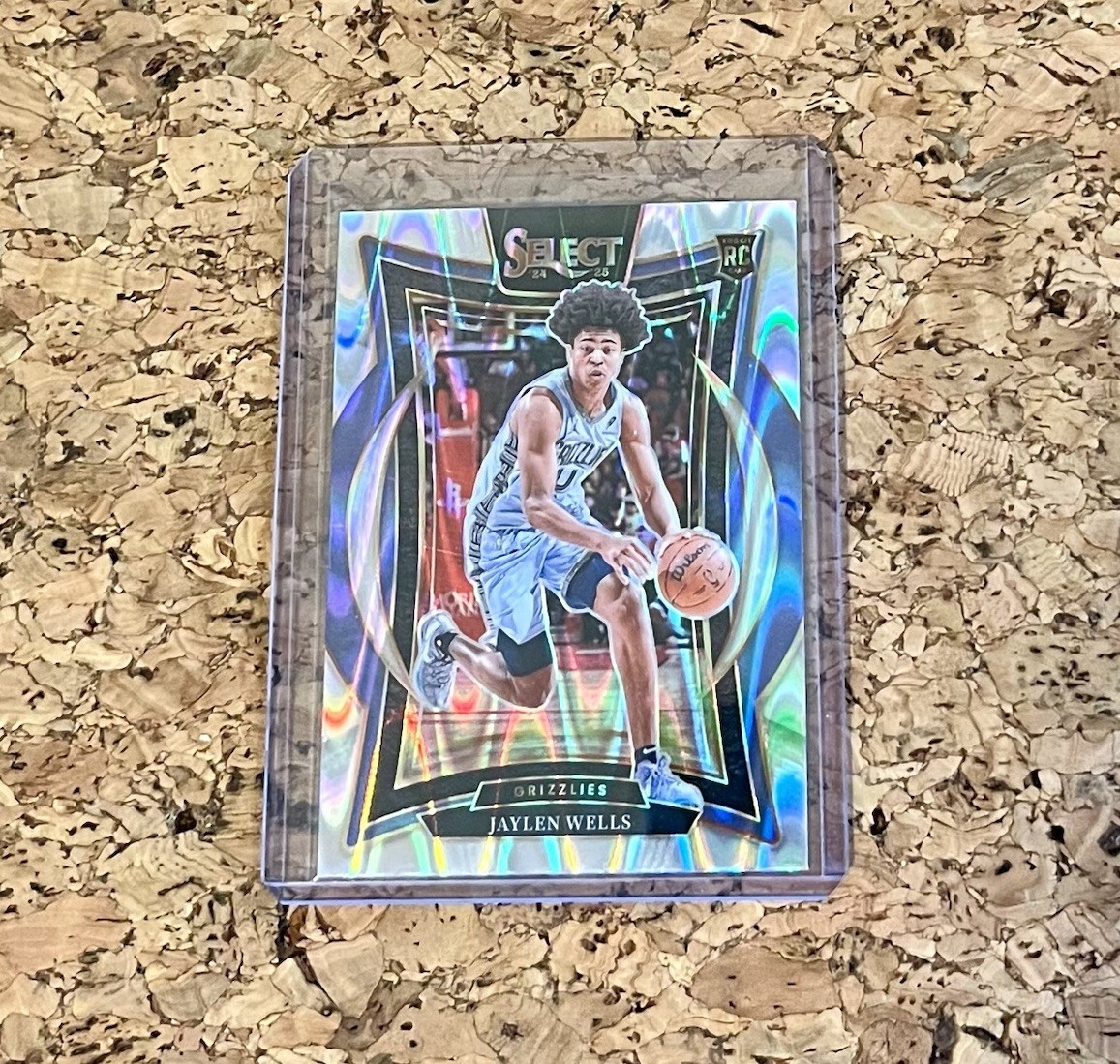 2024-25 Panini Select - Concourse Jaylen Wells #79 Tectonic Prizm (RC)