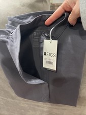 Figs Rafaela Scrub Top XXS Charcoal NWT