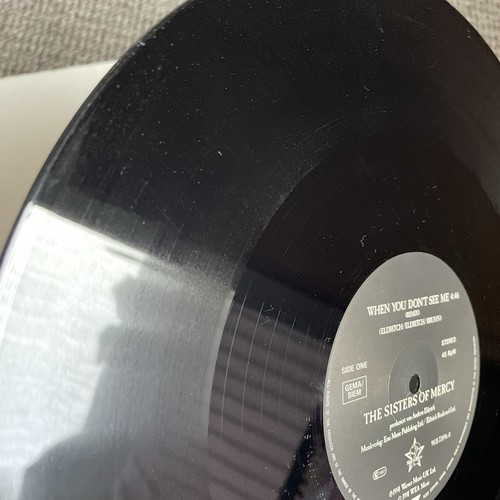 The Sisters Of Mercy – When You Don't See Me 12" Vinyl Record 1ST UK Press 1991 - Picture 12 of 15