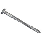 Hillman 1/4 In. x 3-1/2 In. Galvanized Hex Lag Screw (100 Ct.) 812018 HILLMAN