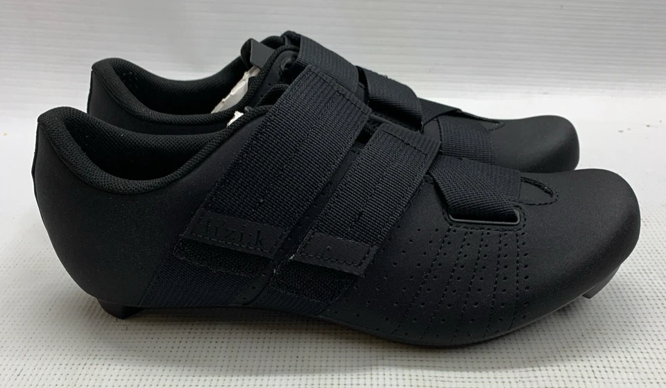 Zapato de ciclismo Fi'zi:k Tempo R5 Powerstrap negro talla 9,5 gancho y bucle ligero Foto 2 de 4