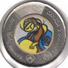 2025 Canadian Uncirculated KCIII & Colorized Odjig Art 2 Dollar Tonnie coin!