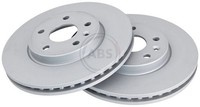 2X Bremsscheibe Vorne ABS 18525 FÜR Opel Bremsscheiben Scheibenbremse