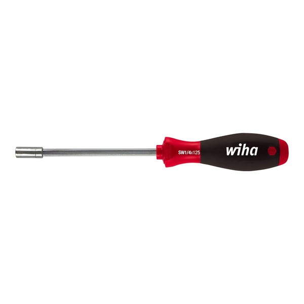"Wiha Schraubendreher Mit Bithalter Softfinish® Magnetisch 1/4\" 225 Mm"-image