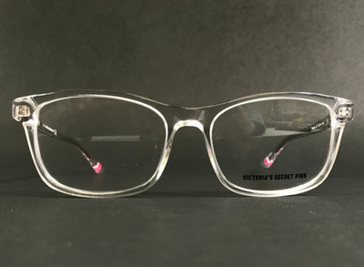 Victoria's Secret Pink Eyeglasses Frames PK5034 022 Clear Rectangle 52-16-135