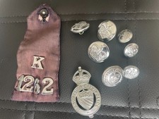 Obsolete Greater Manchester City Police Cap Badge Badge + Buttons & Epaulette
