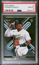 2022 Topps Finest - Wander Franco #2 (RC) PSA 10 (Gem Mint)