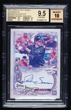 2017 Gypsy Queen Missing Black Plate Dansby Swanson BGS 9.5 GEM MINT Auto 3j7