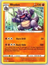 Rhydon 098/202 Uncommon Sword & Shield Pokemon Near Mint