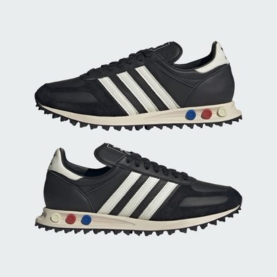 Size 9 - adidas LA Trainer OG Core Black Cloud White Carbon