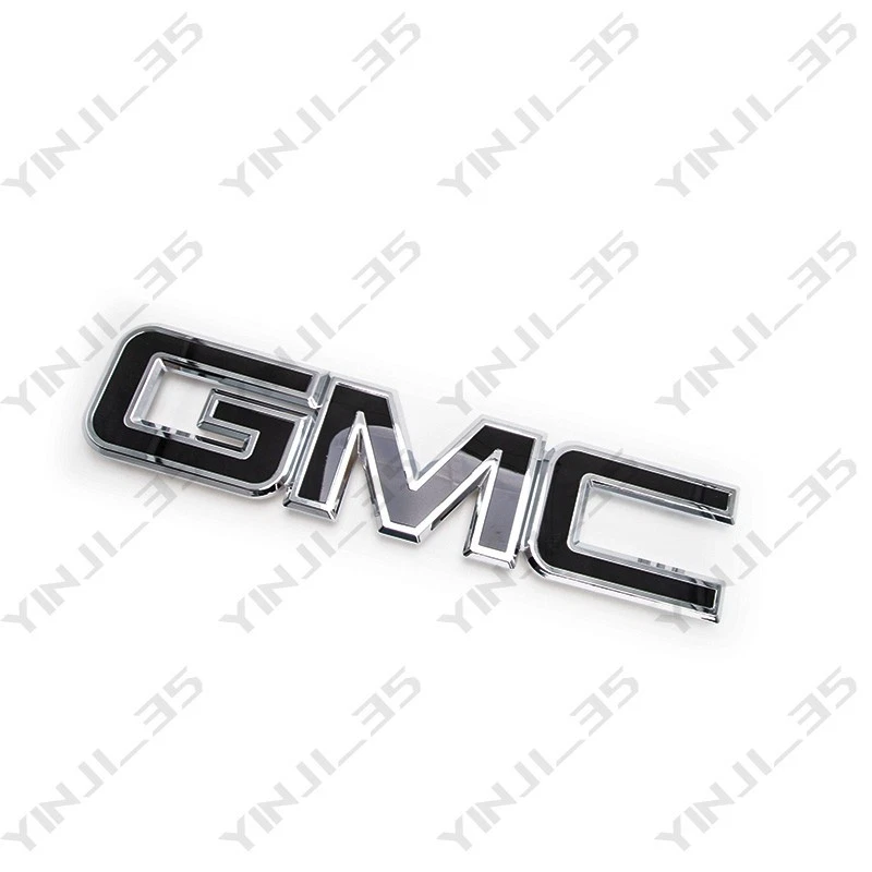 GM Grille  Emblem Chrome Black for 2015-2019 GMC Sierra 1500 2500HD 3500HD - Image 4 of 4
