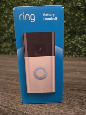 Lifetime Basic Plan Ring Video Doorbell 3 X-Line Satin Nickel New Sealed
