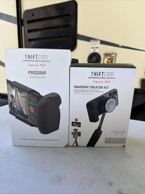 ShiftCam ProGrip Starter Kit for Apple iPhone Or ANDROID + Snap grip Creator Kit