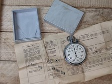 Soviet Vintage Sporting 2 Button Stopwatch, Agat 1982 USSR, Original