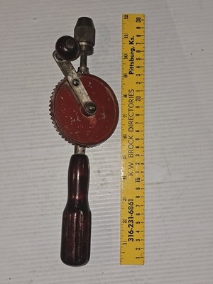 Miller-Falls No 2500A Hand Crank Egg Beater Style Drill. CRANKS SMOOTH. Row Z.