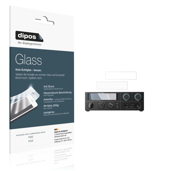 2X Schutzfolie FüR Fiio K15 Matt - Anti-Shock 9H Folie dipos Glass-image