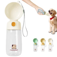 Portable Dog Water Bottle, Large-Capacity Travel Water Dispenser for Cats and...
