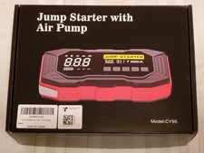 Portable Car Jump Starter 4000A with 150PSI Air Compressor All Gas / 10L Diesel