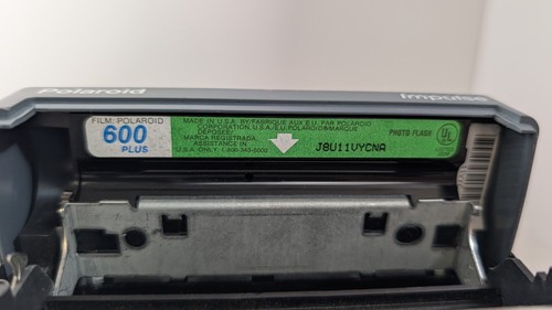 Vtg Polaroid Impulse 600 Instant Film Camera Tested Working Pop Up Flash - Bild 7 von 9