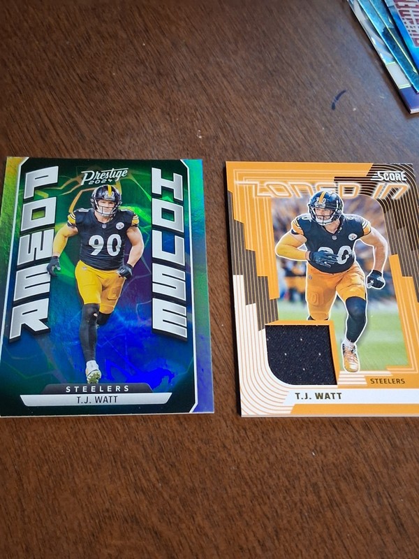 Panini 2025 Score Zoned In T.J. Watt Jerseys #ZON-TWT Steelers Football