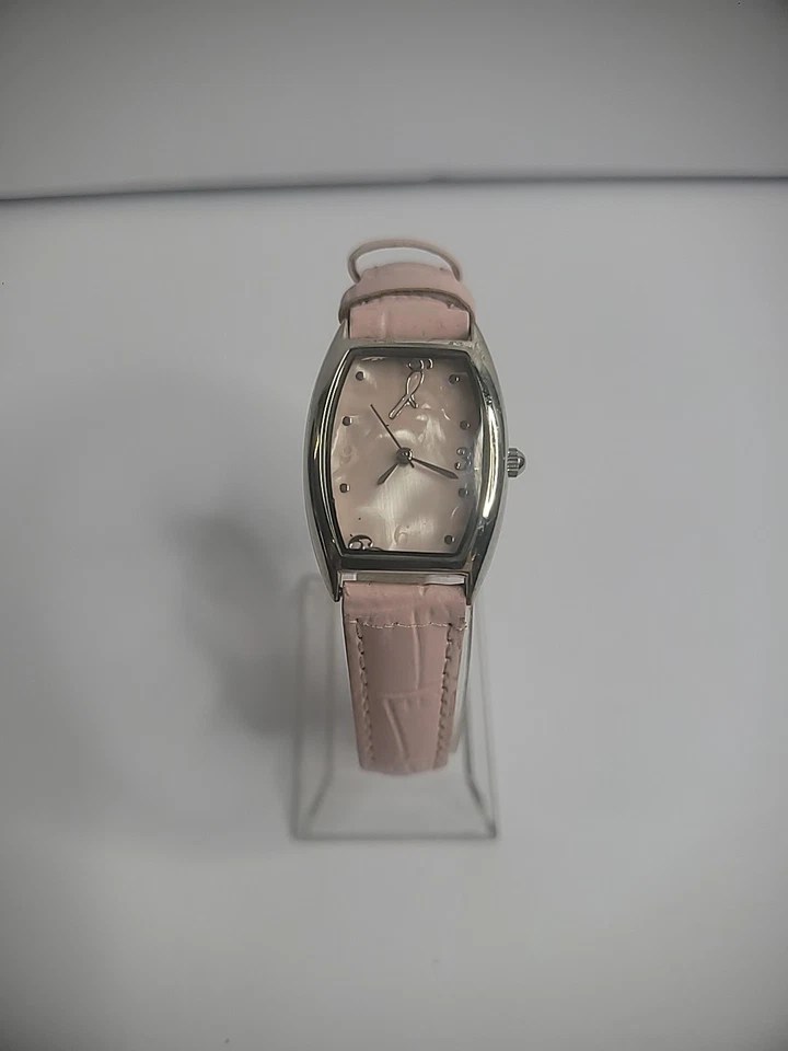 Reloj Pulsera Vintage Mujer Rosa Concienciación Cáncer de Mama Joyería Disfraz Foto 3 de 4