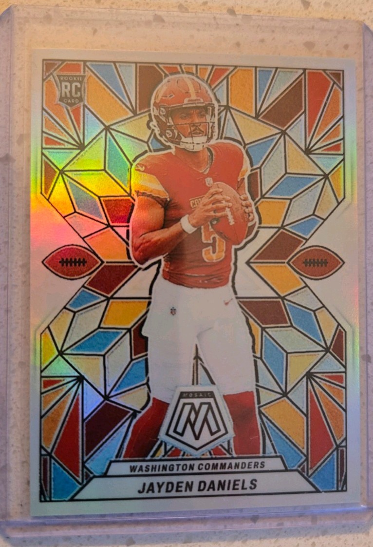 2024 Panini Mosaic - Stained Glass Jayden Daniels #SG-17 (RC)