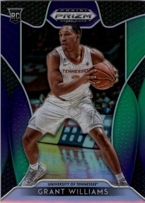 2019-20 Prizm Draft Picks Prizms Purple and Green 87 Grant Williams /199 BSK