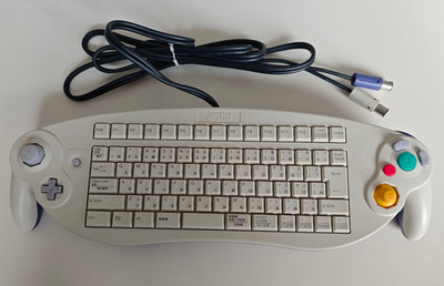 Nintendo GameCube ASCII Tastatur Controller ACS-1901PO - inkl. Raphnet Adapter