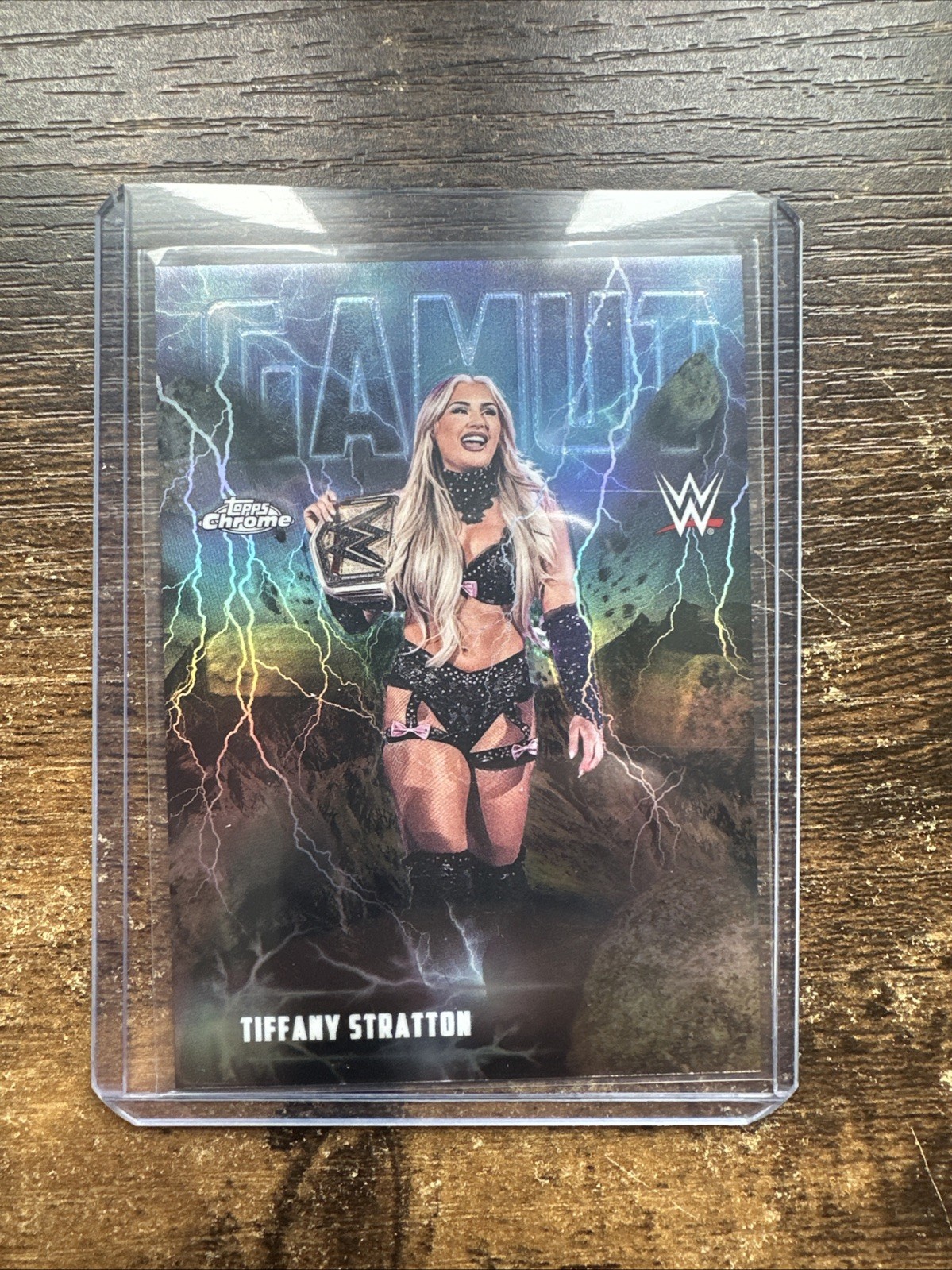 TIFFANY STRATTON 2026 Topps Chrome WWE Gamut Insert Case Hit SSP #GAM-19