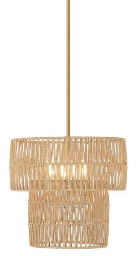 Minka Lavery 5044 Bungalow Heaven 4 Light 16"W Multi Light - Brass - Picture 1 of 11