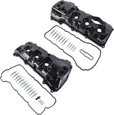 Left  Right Valve Cover w/ Gasket For 15-17 Lincoln Navigator 3.5L Turbocharged