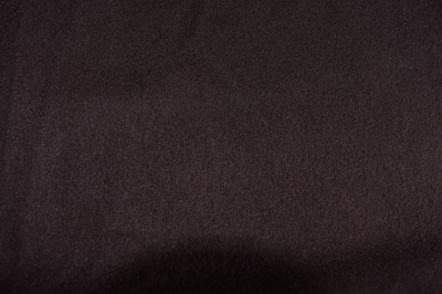 DARK BROWN SOLID COLOR  BRUSHED POLYESTER FABRIC NO STRETCH  22X45  INCHES