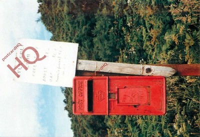 Ansichtskarte: - BRITISCHE POSTKASTENSERIE, NR. 29, SCHOTTISCHE KRONE LAMPENKASTEN