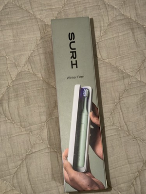 #ad #ad SURI Winter Fern Sonic Electric Toothbrush Green w UV Cleaning Travel Case $91.99