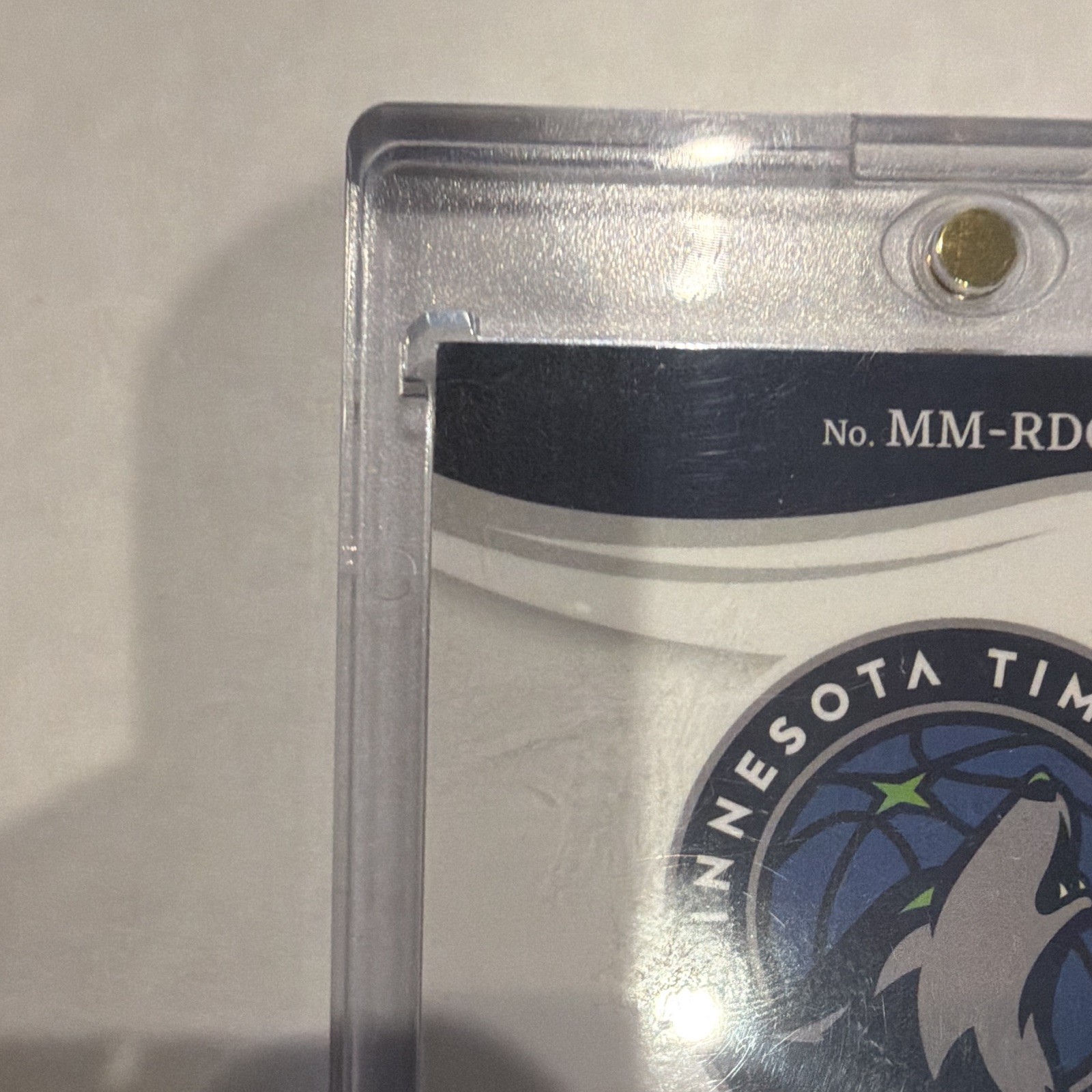 2023-24 Panini Immaculate Modern Marks Rudy Gobert Timberwolves Auto /75 #MM-RDG view 5
