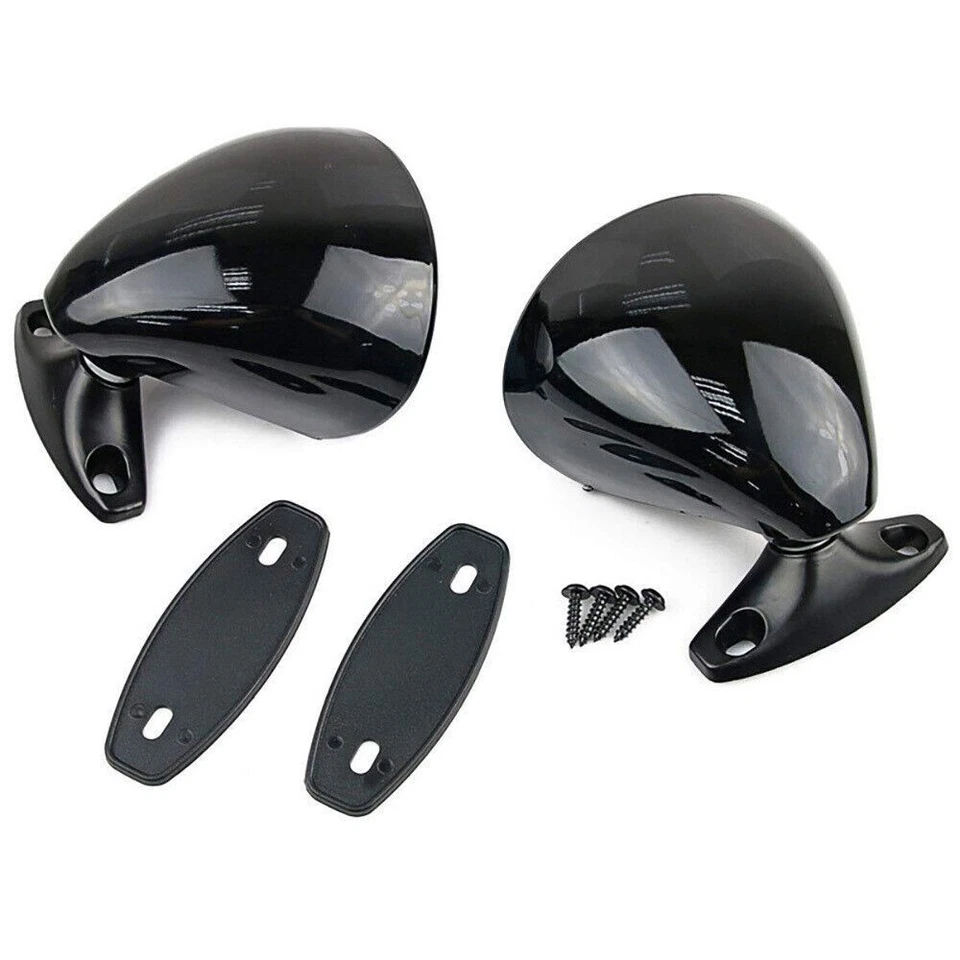 1 Pair Universal Car Door Side Mirrors Retro Rearview Mirror for BMW Ford Audi — 第 4/4 张图片