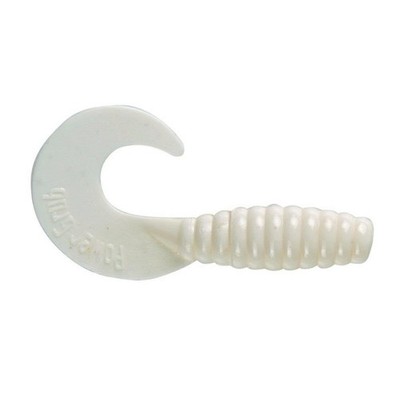 Berkley Powerbait Power Grubs 3 Inch White Soft Plastic Fishing Baits 15 Count