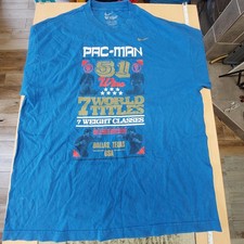 Nike Manny Pacquiao 51 Wins 7 WORLD TITLE DALLAS TEXAS USA Men’s RARE T-shirt XL
