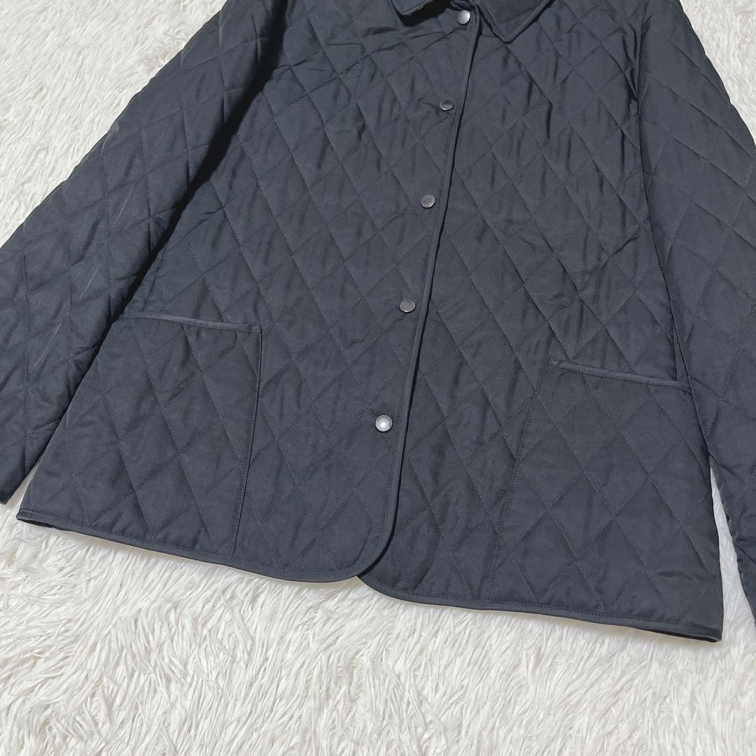 Burberry London Quilted Jacket Black Nova Check Made in England L #EL BDA