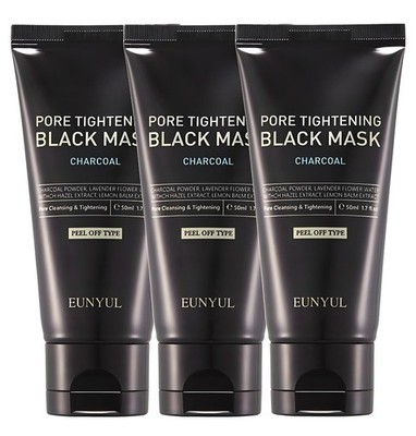 Eunyul Pore Tightening Black Mask Peel Off Pack 3 Pack Korean Skincare