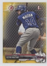 2017 Bowman Prospects Retail Yellow Kevin Maitan #BP100 04mc