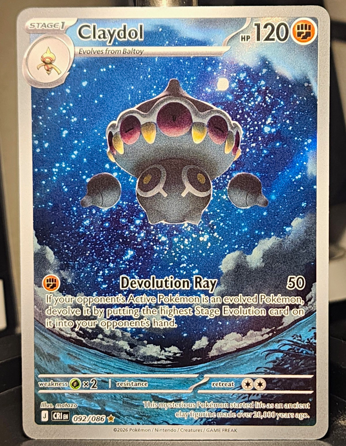 Claydol 092/086 Chaos Rising