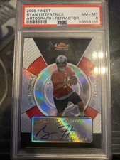 2005 Finest Ryan Fitzpatrick Autograph-Refractor /399 PSA 8
