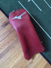 Mizuno Driver Limited Leather Headcover Red Made In Japan