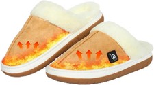 Heated Slippers for Men  Women   Rechargeable Foot Warmers with 3 Heat Settings