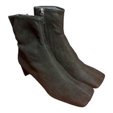 Prada stivaletto donna in pelle suede, mai indossato con scatola