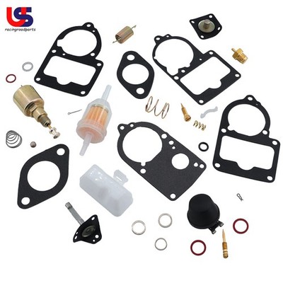 Carburetor Rebuild Kit for VW SOLEX 28-34 PICT3 W Cut off Valve & Floats 700-34