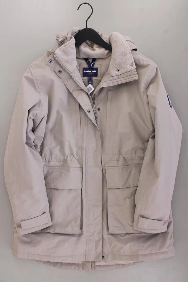Lands' End manteau femme taille 42, L aussi bon que neuf gris nylon - Photo 1/4