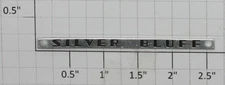 Lionel 2534-14 Silver Bluff Nameplate with Holes (1)