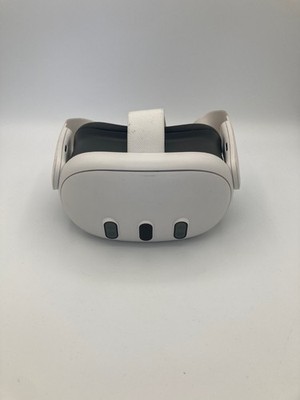 Meta Quest 3 128GB VR Headset ONLY w/ Box Charger Cable White Tested Working